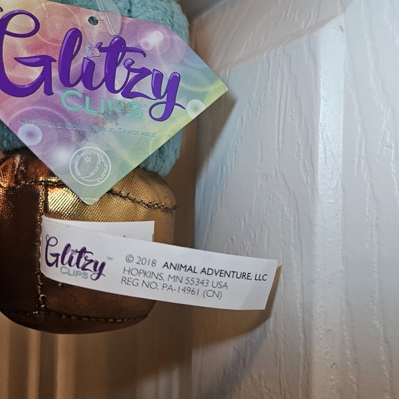 Glitzy Plush Backpack, Bag Charm - Tucan & Cactus NWT - Picture 7 of 7